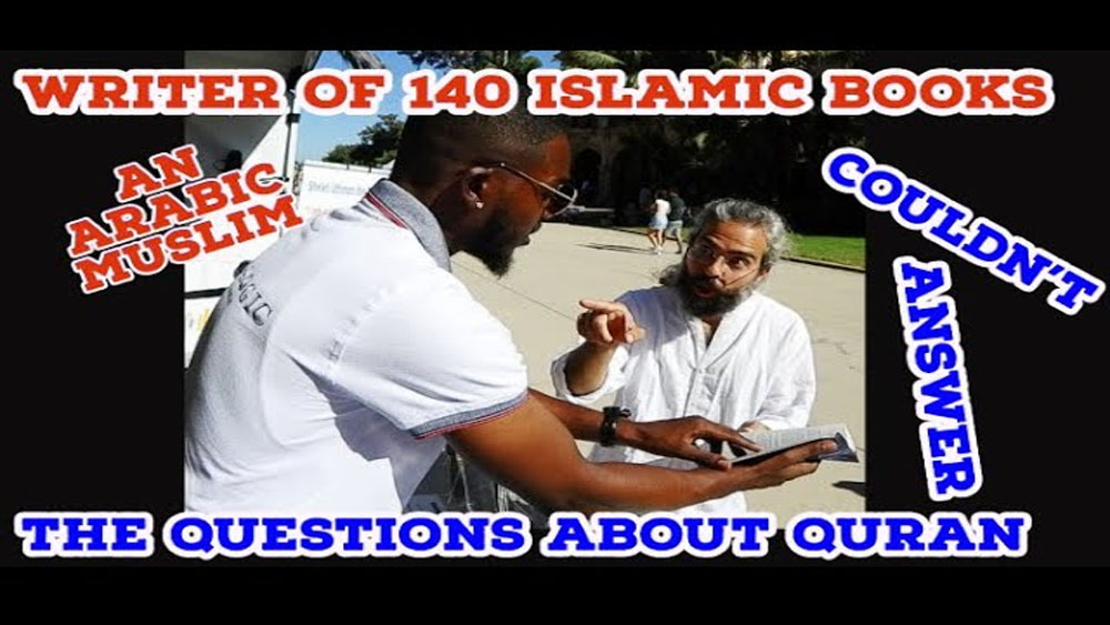 An Arabic Muslim writer of 140 Islamic books could not answer the questions about Quran/BALBOA PARK